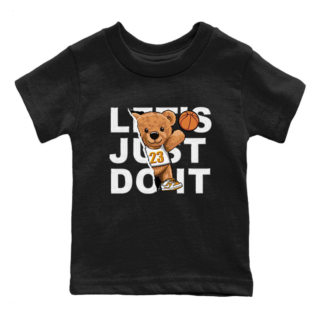 Rip Out Bear sneaker match tees to Dark Curry Reverse Curry street fashion brand for shirts to match Jordans SNRT Sneaker Tees Dunk Dark Curry unisex t-shirt Black 2 youth shirt