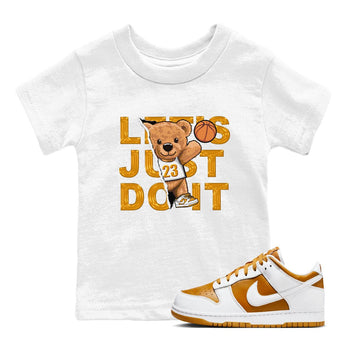 Rip Out Bear sneaker match tees to Dark Curry Reverse Curry street fashion brand for shirts to match Jordans SNRT Sneaker Tees Dunk Dark Curry unisex t-shirt White 1 youth shirt