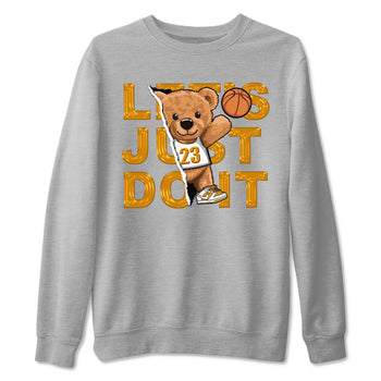 Rip Out Bear sneaker match tees to Dark Curry Reverse Curry street fashion brand for shirts to match Jordans SNRT Sneaker Tees Dunk Dark Curry unisex t-shirt Heather Grey 2 unisex shirt