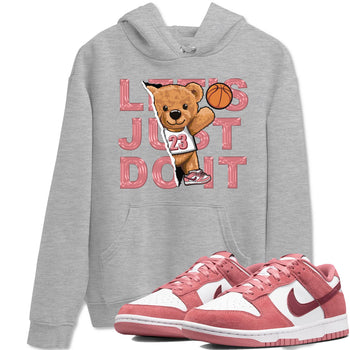 Dunk Valentine's Day shirt to match jordans Rip Out Bear sneaker tees Dunks Valentine's Day SNRT sneaker Release Tees unisex cotton Heather Grey 1 crew neck shirt