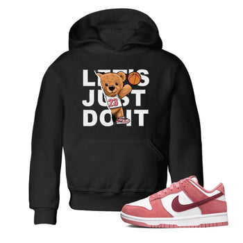 Dunk Valentine's Day shirt to match jordans Rip Out Bear sneaker tees Dunks Valentine's Day SNRT sneaker release tees baby toddler Black 1 cotton Shirt