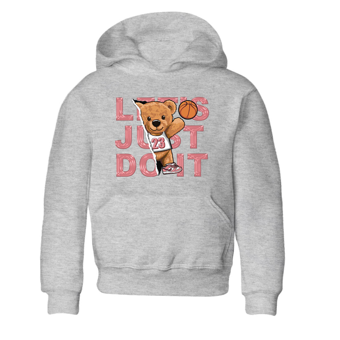 Dunk Valentine's Day shirt to match jordans Rip Out Bear sneaker tees Dunks Valentine's Day SNRT sneaker release tees baby toddler Heather Grey 2 cotton Shirt
