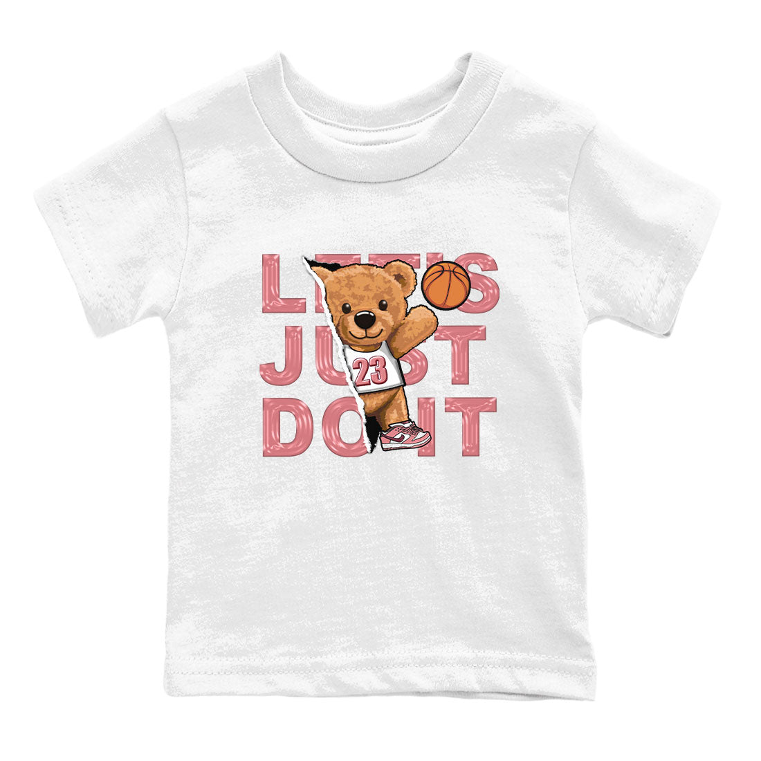 Dunk Valentine's Day shirt to match jordans Rip Out Bear sneaker tees Dunks Valentine's Day SNRT sneaker release tees baby toddler White 2 cotton Shirt