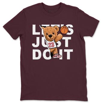 Dunk Valentine's Day shirt to match jordans Rip Out Bear sneaker tees Dunks Valentine's Day SNRT sneaker Release Tees unisex cotton Maroon 2 crew neck shirt