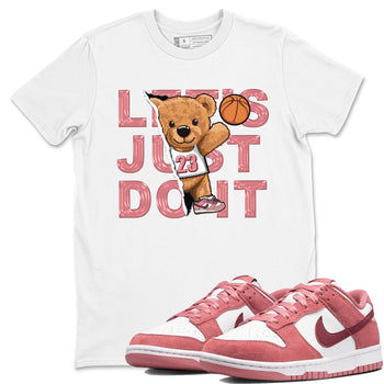 Dunk Valentine's Day shirt to match jordans Rip Out Bear sneaker tees Dunks Valentine's Day SNRT sneaker Release Tees unisex cotton White 1 crew neck shirt
