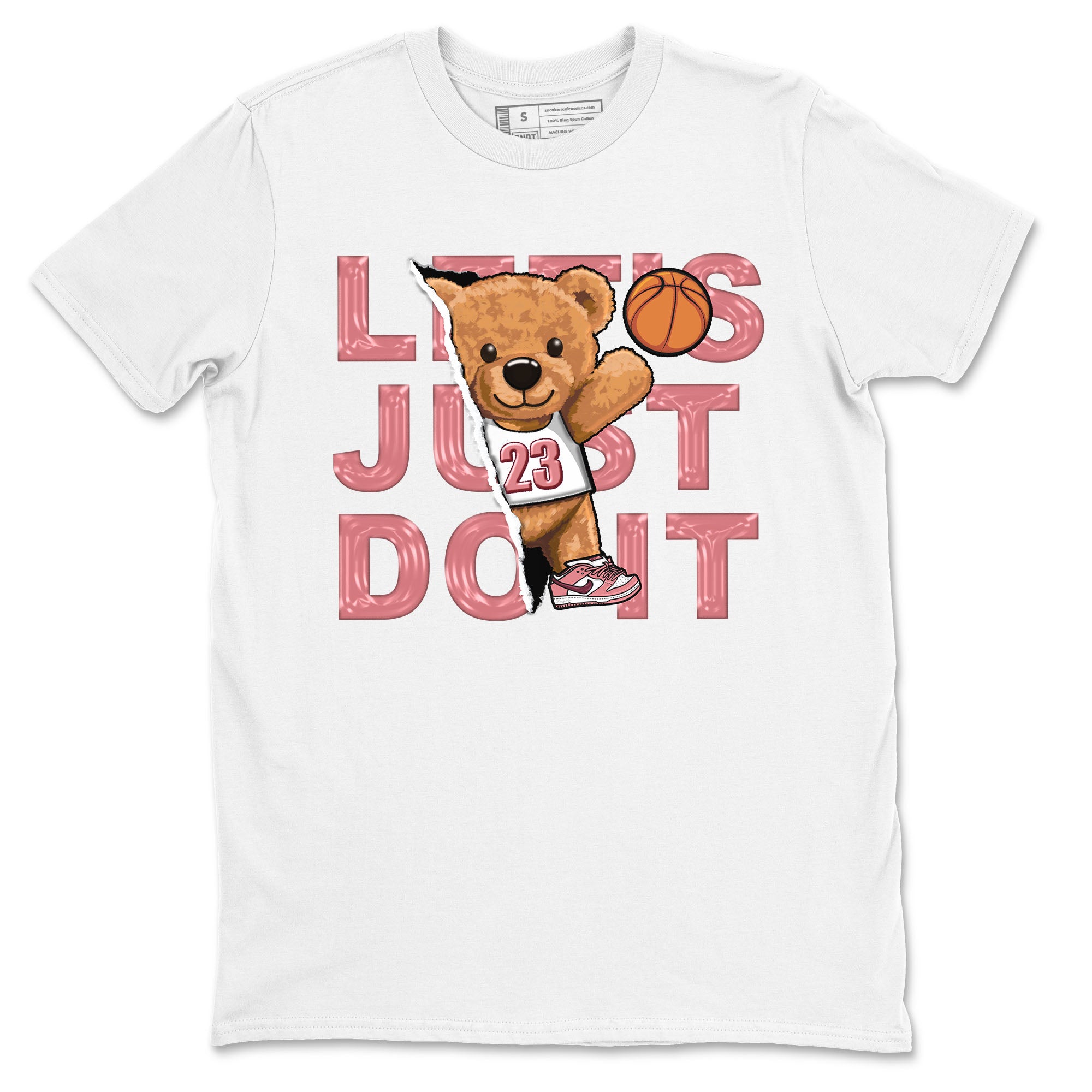 Dunk Valentine's Day shirt to match jordans Rip Out Bear sneaker tees Dunks Valentine's Day SNRT sneaker Release Tees unisex cotton White 2 crew neck shirt