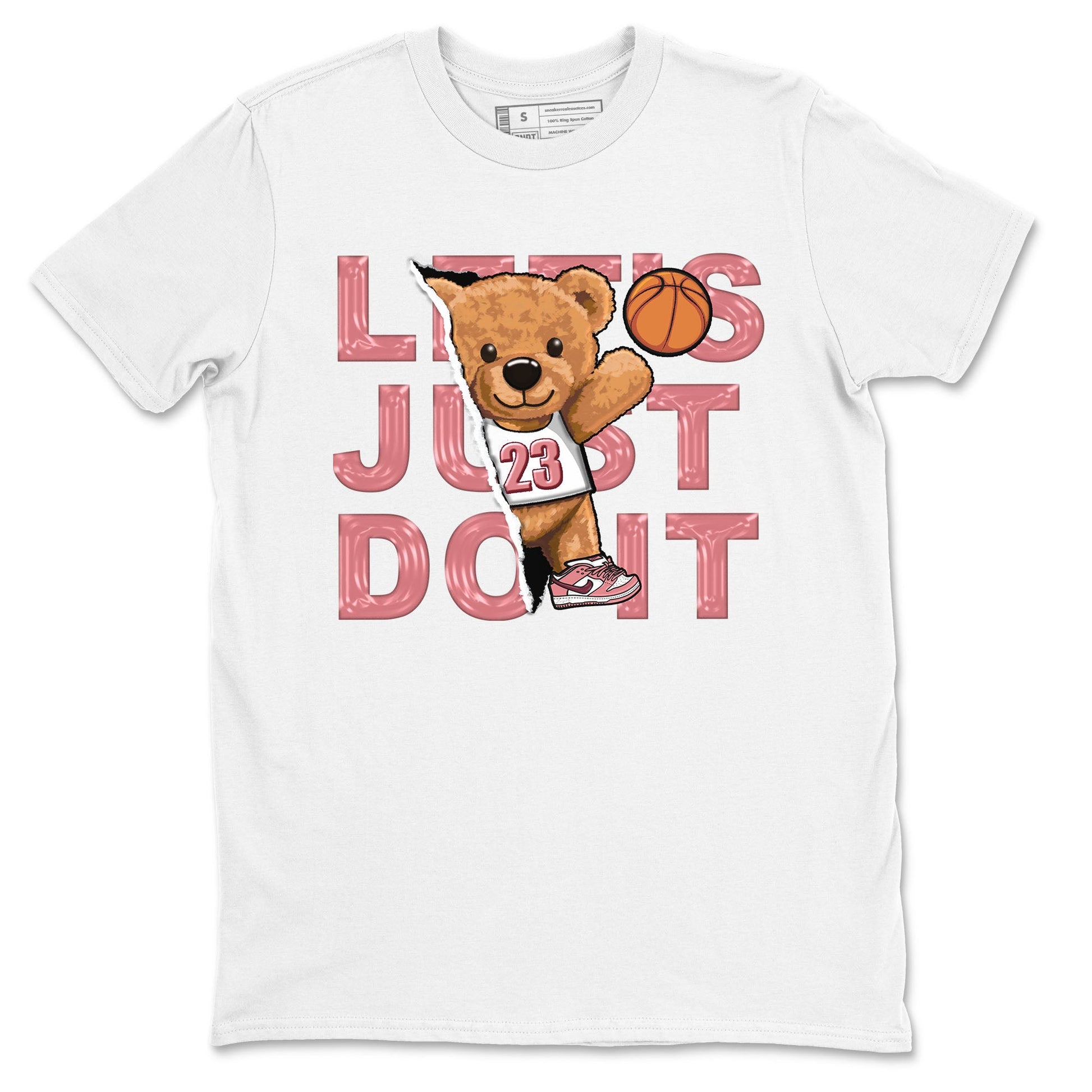Dunk Valentine's Day shirt to match jordans Rip Out Bear sneaker tees Dunks Valentine's Day SNRT sneaker Release Tees unisex cotton White 2 crew neck shirt