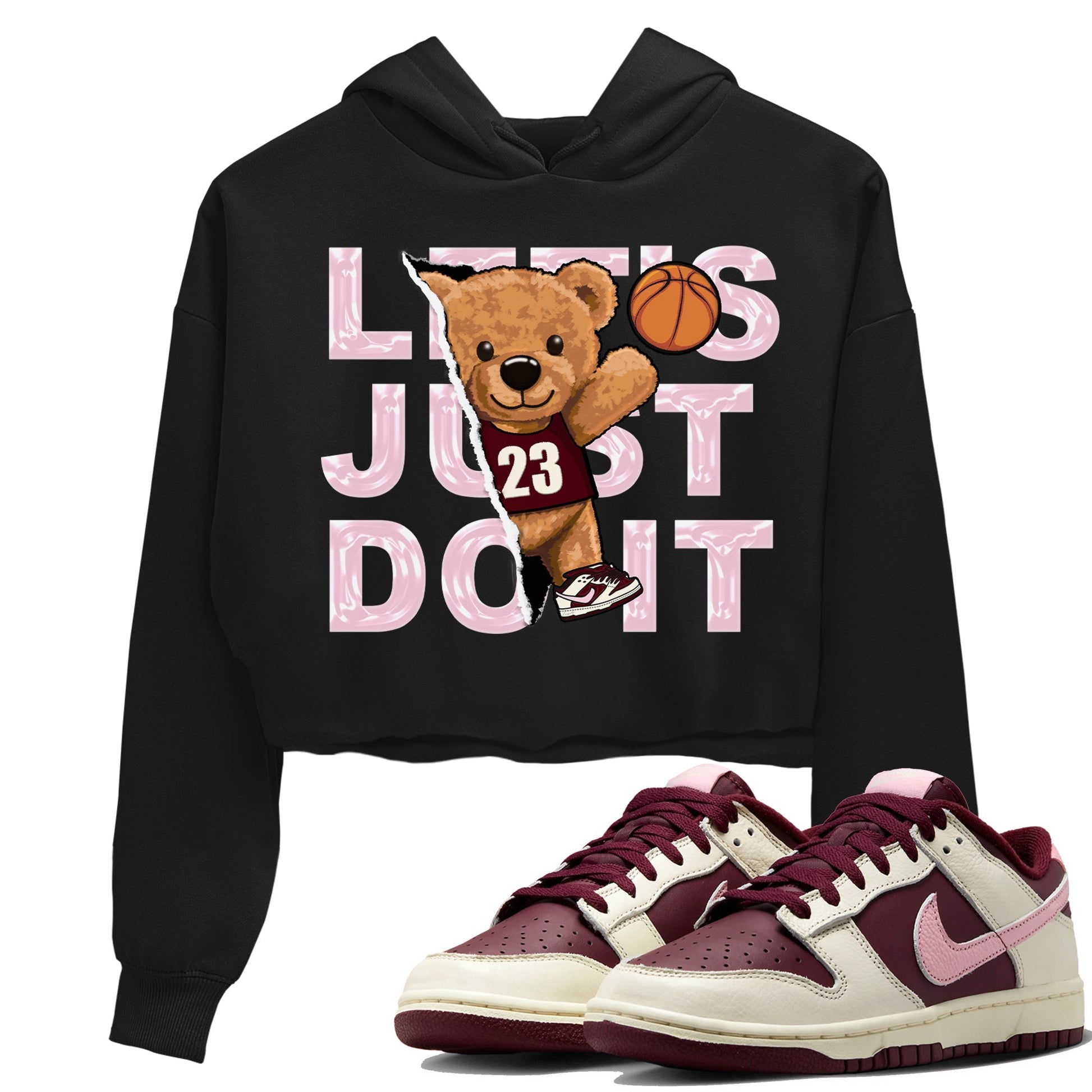 Dunk Valentines Day Sneaker Match Tees Rip Out Bear Sneaker Tees Nike Dunk Valentine's Day Sneaker SNRT Sneaker Tees Women's Shirts