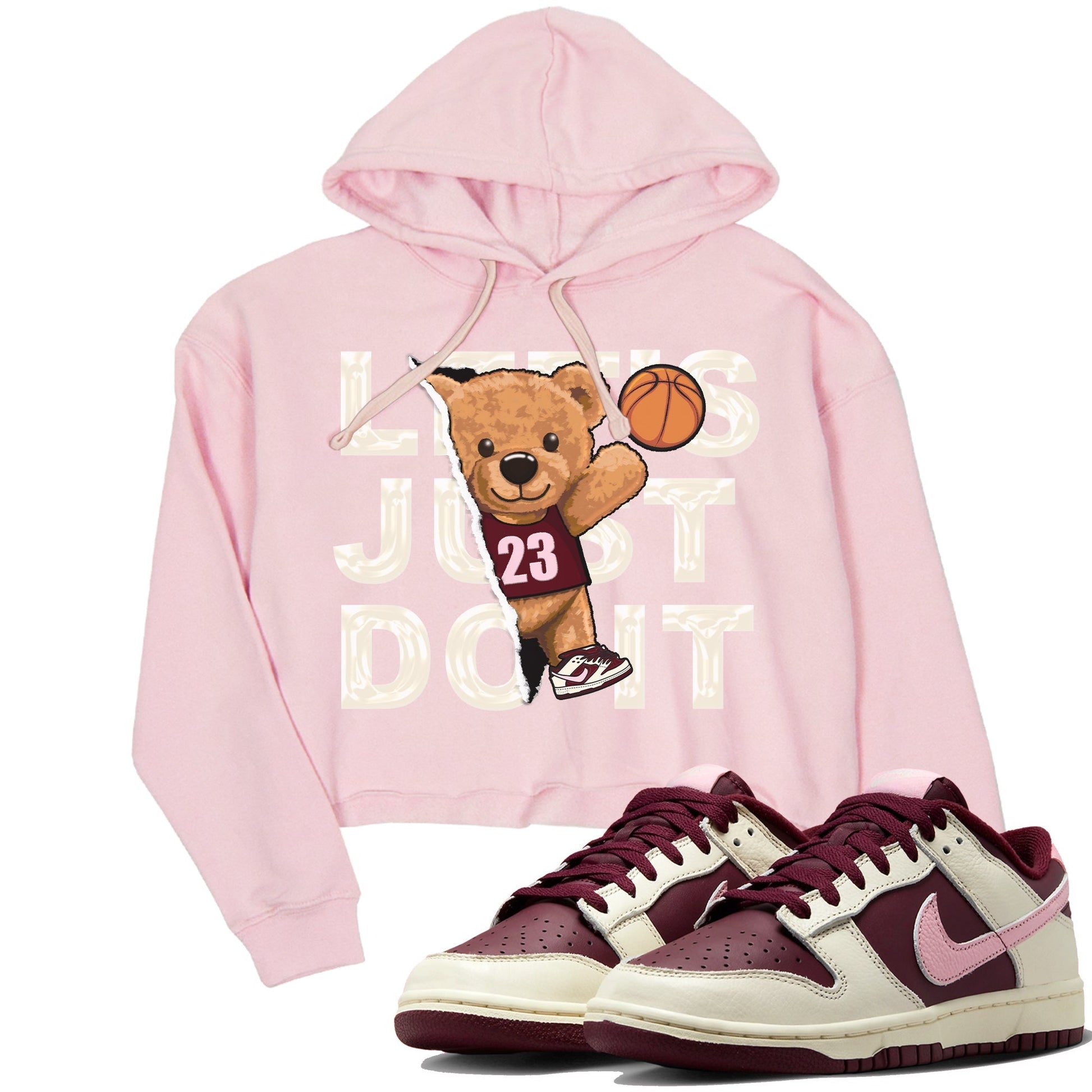 Dunk Valentines Day Sneaker Match Tees Rip Out Bear Sneaker Tees Nike Dunk Valentine's Day Sneaker SNRT Sneaker Tees Women's Shirts