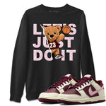 Dunk Valentines Day Sneaker Match Tees Rip Out Bear Sneaker Tees Nike Dunk Valentine's Day Sneaker SNRT Sneaker Tees Unisex Shirts