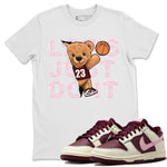 Dunk Valentines Day Sneaker Match Tees Rip Out Bear Sneaker Tees Nike Dunk Valentine's Day Sneaker SNRT Sneaker Tees Unisex Shirts