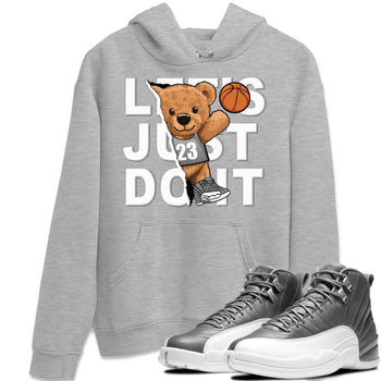 Jordan 12 Stealth Sneaker Match Tees Rip Out Bear Sneaker Tees Jordan 12 Stealth Sneaker Release Tees Unisex Shirts