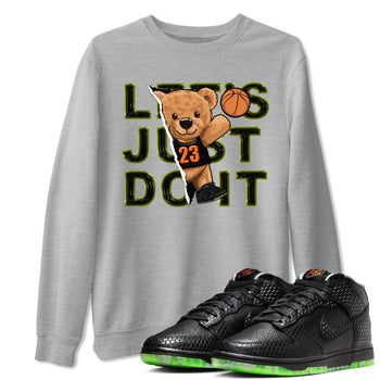 Nike Dunk Mid Premium shirt to match jordans Rip Out Bear sneaker tees Nike Dunk Mid Halloween SNRT Sneaker Tees Sneaker Matching Clothing Brand Unisex Sneaker Tee Heather Grey 1 T-Shirt