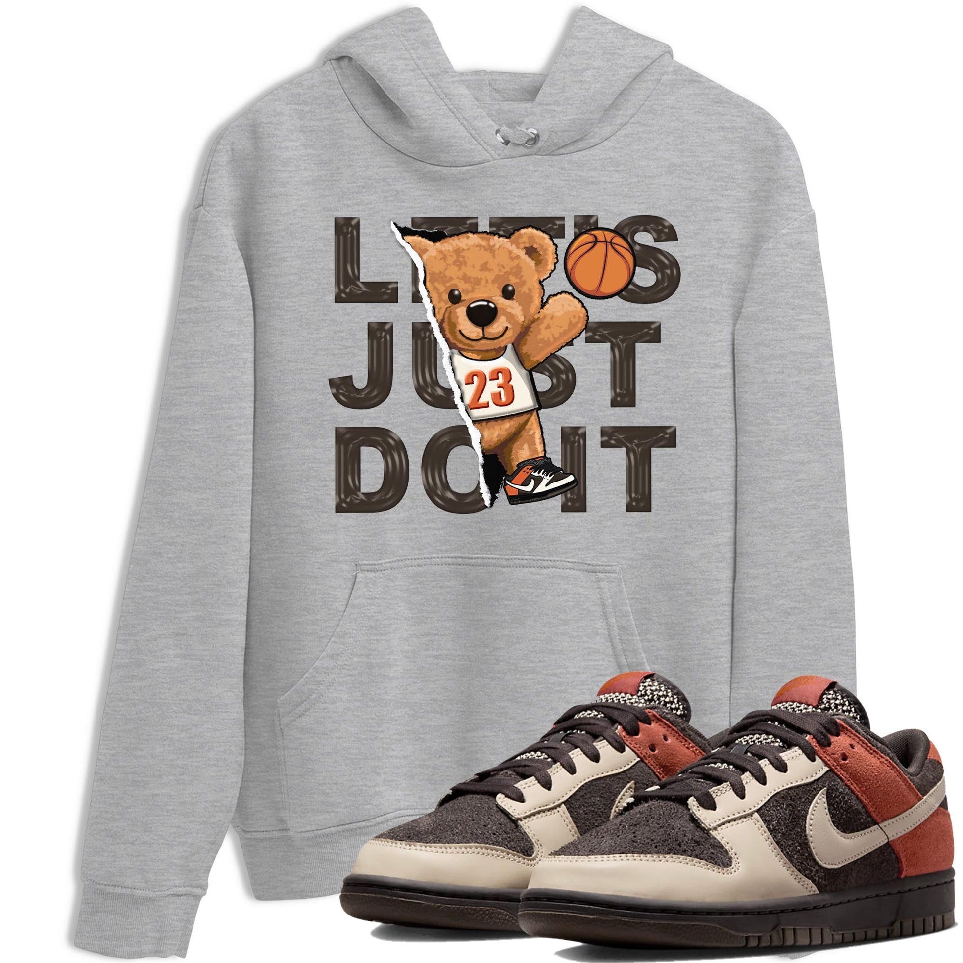 Nike Low Dunk Red Panda shirt to match jordans Rip Out Bear sneaker tees Nike Dunk Red Panda SNRT Sneaker Tees Unisex Streetwear Clothing Heather Grey 1 T-Shirt