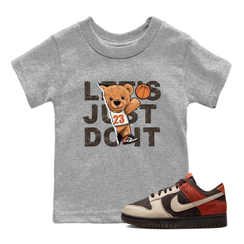 Nike Low Dunk Red Panda shirt to match jordans Rip Out Bear sneaker tees Nike Dunk Red Panda SNRT Sneaker Tees Baby Toddler Heather Grey 1 T-Shirt