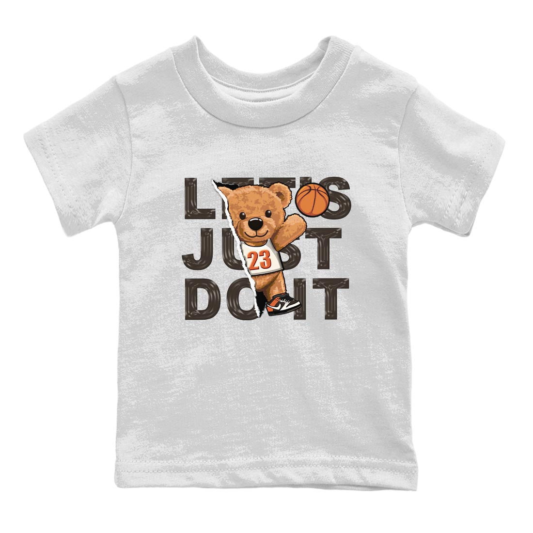 Nike Low Dunk Red Panda shirt to match jordans Rip Out Bear sneaker tees Nike Dunk Red Panda SNRT Sneaker Tees Baby Toddler White 2 T-Shirt