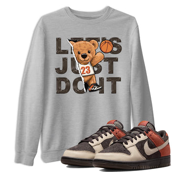 Nike Low Dunk Red Panda shirt to match jordans Rip Out Bear sneaker tees Nike Dunk Red Panda SNRT Sneaker Tees Unisex Streetwear Clothing Heather Grey 1 T-Shirt
