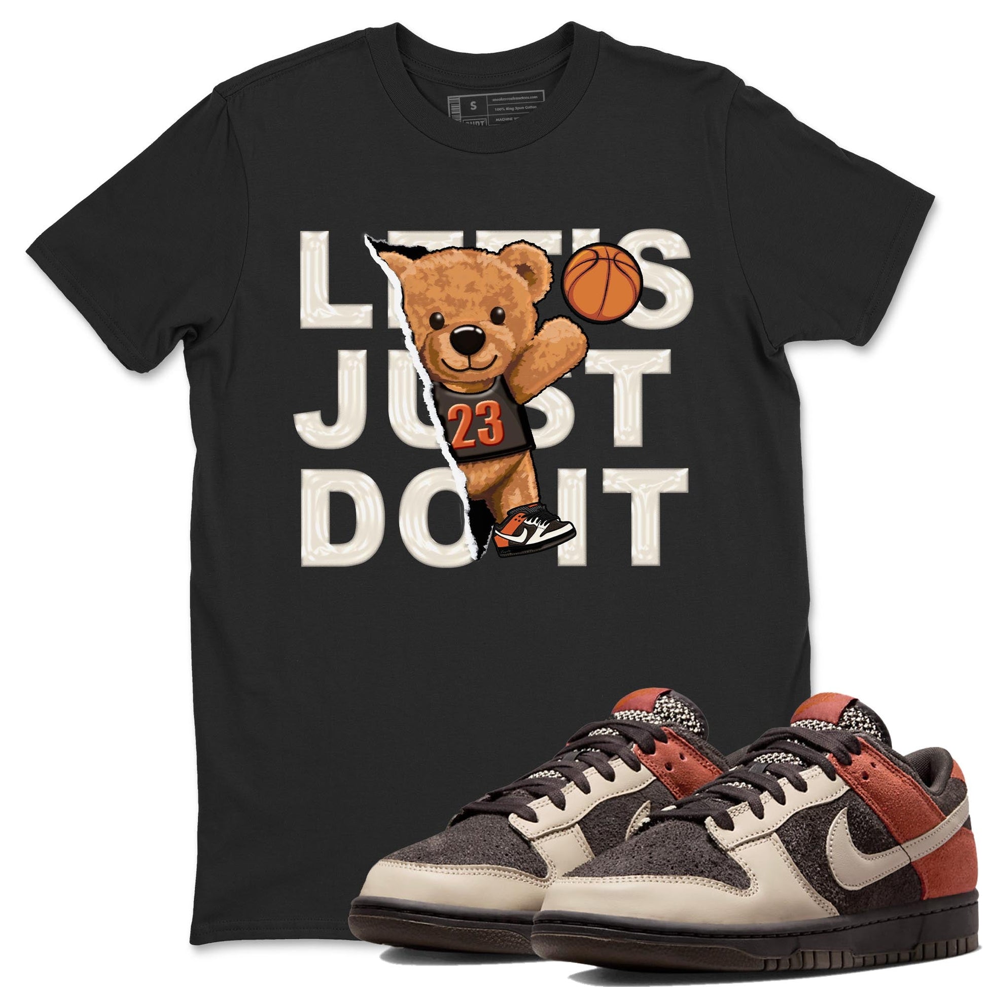 Nike Low Dunk Red Panda shirt to match jordans Rip Out Bear sneaker tees Nike Dunk Red Panda SNRT Sneaker Tees Unisex Streetwear Clothing Black 1 T-Shirt