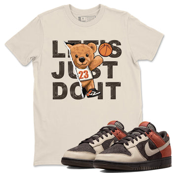 Nike Low Dunk Red Panda shirt to match jordans Rip Out Bear sneaker tees Nike Dunk Red Panda SNRT Sneaker Tees Unisex Streetwear Clothing Natural 1 T-Shirt