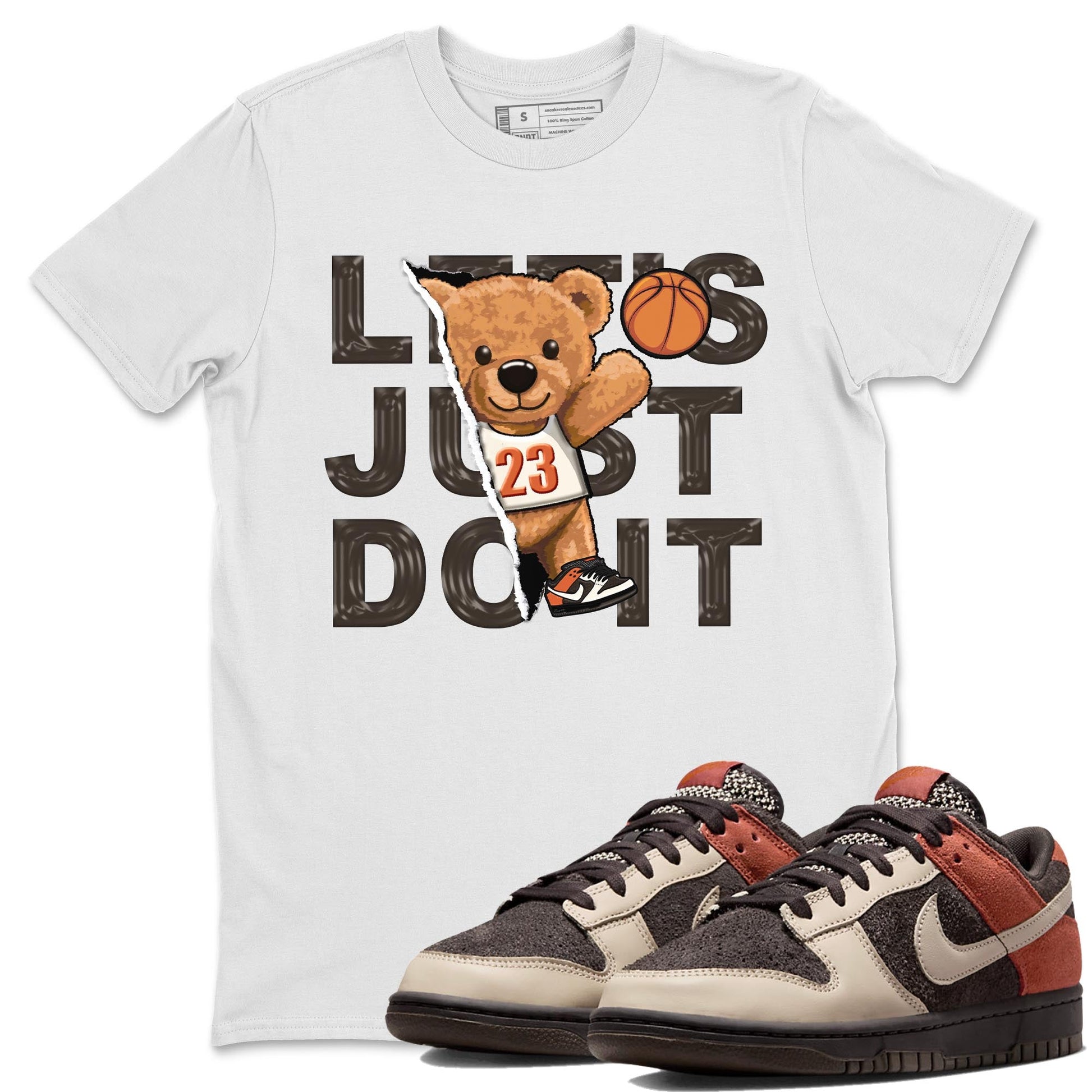 Nike Low Dunk Red Panda shirt to match jordans Rip Out Bear sneaker tees Nike Dunk Red Panda SNRT Sneaker Tees Unisex Streetwear Clothing White 1 T-Shirt