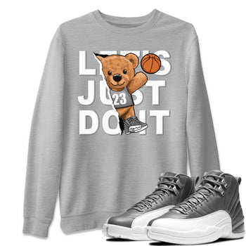 Jordan 12 Stealth Sneaker Match Tees Rip Out Bear Sneaker Tees Jordan 12 Stealth Sneaker Release Tees Unisex Shirts