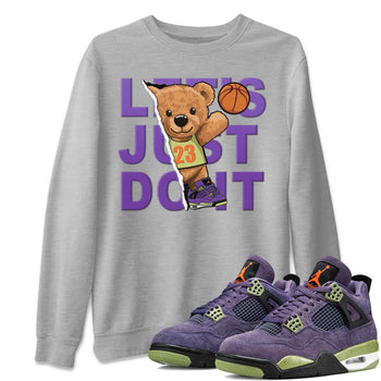 Jordan 4 Canyon Purple Sneaker Match Tees Rip Out Bear Sneaker Tees Jordan 4 Canyon Purple Sneaker Release Tees Unisex Shirts