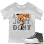 Jordan 12 Stealth Sneaker Match Tees Rip Out Bear Sneaker Tees Jordan 12 Stealth Sneaker Release Tees Kids Shirts
