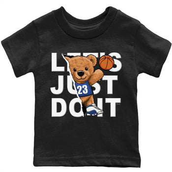 Jordan 13 French Blue Sneaker Match Tees Rip Out Bear Sneaker Tees Jordan 13 French Blue Sneaker Release Tees Kids Shirts