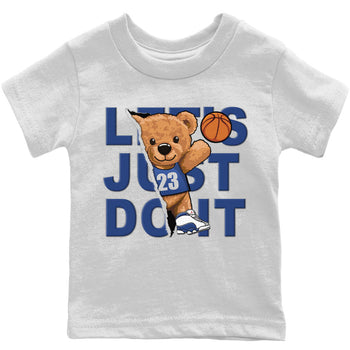 Jordan 13 French Blue Sneaker Match Tees Rip Out Bear Sneaker Tees Jordan 13 French Blue Sneaker Release Tees Kids Shirts