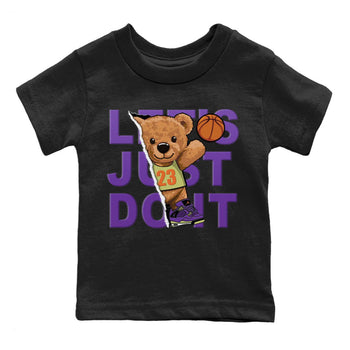 Jordan 4 Canyon Purple Sneaker Match Tees Rip Out Bear Sneaker Tees Jordan 4 Canyon Purple Sneaker Release Tees Kids Shirts