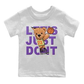 Jordan 4 Canyon Purple Sneaker Match Tees Rip Out Bear Sneaker Tees Jordan 4 Canyon Purple Sneaker Release Tees Kids Shirts