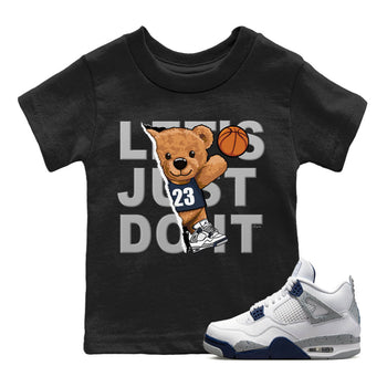 Jordan 4 Midnight Navy Sneaker Match Tees Rip Out Bear Sneaker Tees Jordan 4 Midnight Navy Sneaker Release Tees Kids Shirts