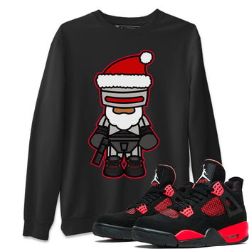 Jordan 4 Red Thunder Sneaker Match Tees Robosanta Sneaker Tees Jordan 4 Red Thunder Sneaker Release Tees Unisex Shirts