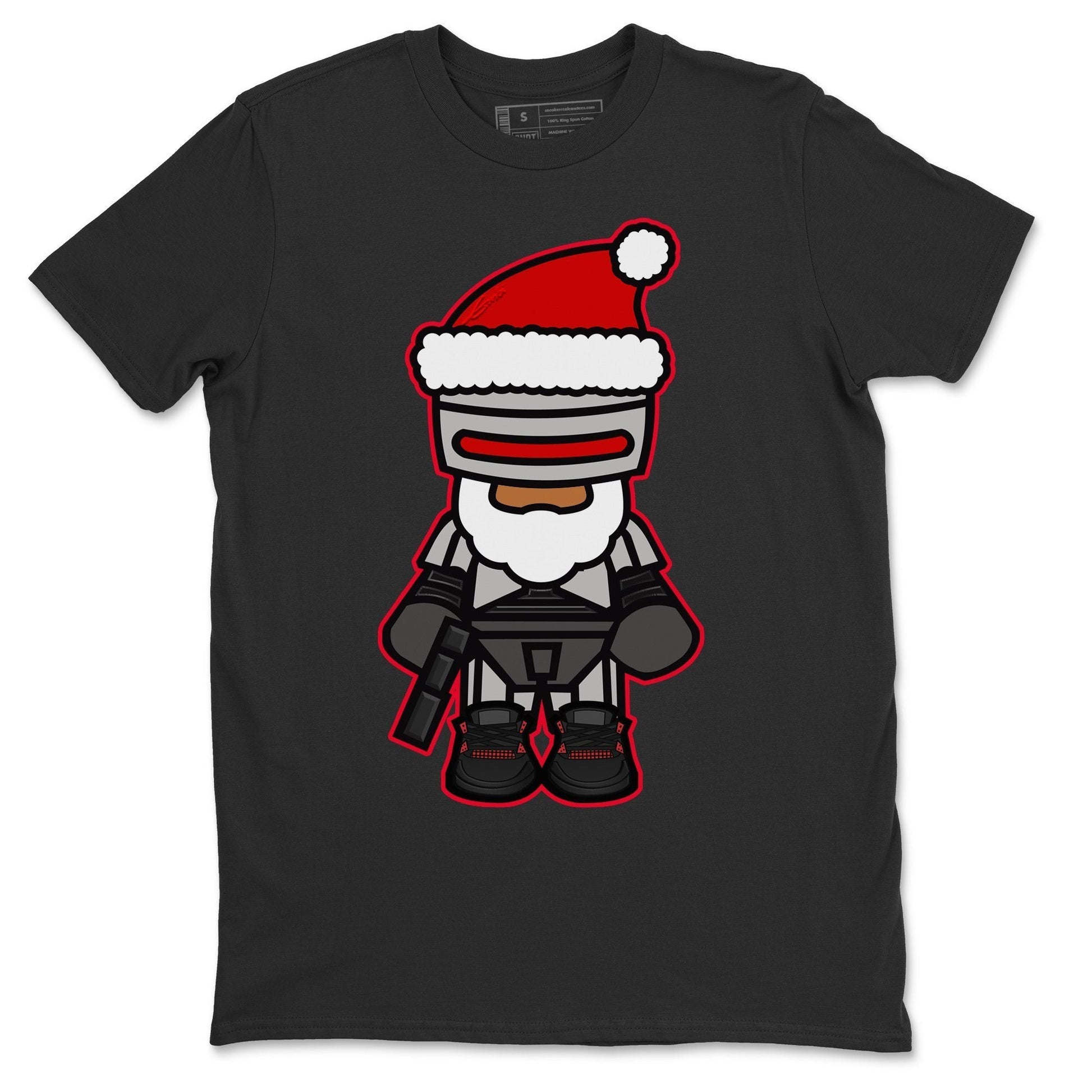 Jordan 4 Red Thunder Sneaker Match Tees Robosanta Sneaker Tees Jordan 4 Red Thunder Sneaker Release Tees Unisex Shirts