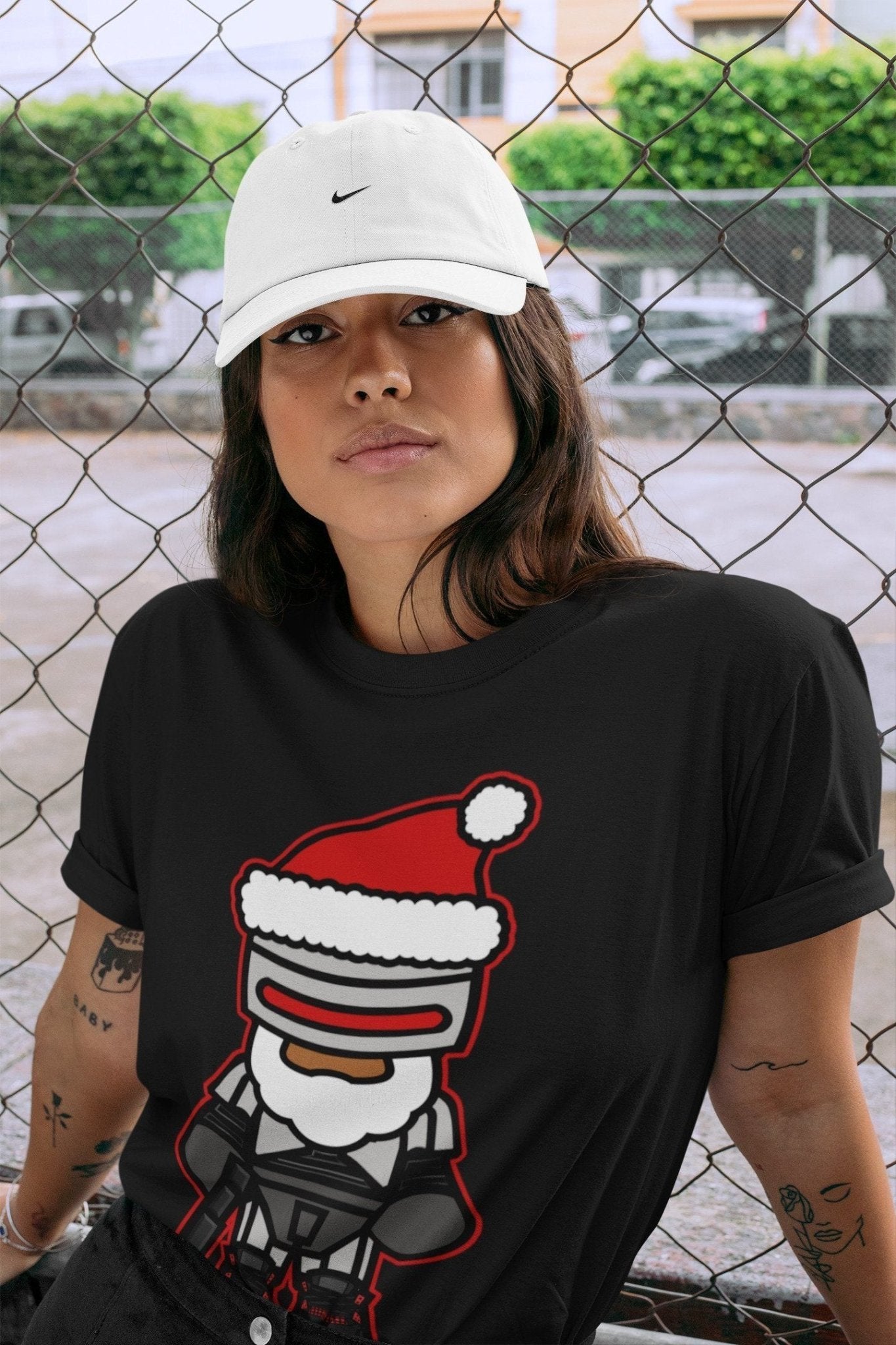 Jordan 4 Red Thunder Sneaker Match Tees Robosanta Sneaker Tees Jordan 4 Red Thunder Sneaker Release Tees Unisex Shirts