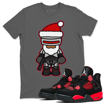 Jordan 4 Red Thunder Sneaker Match Tees Robosanta Sneaker Tees Jordan 4 Red Thunder Sneaker Release Tees Unisex Shirts