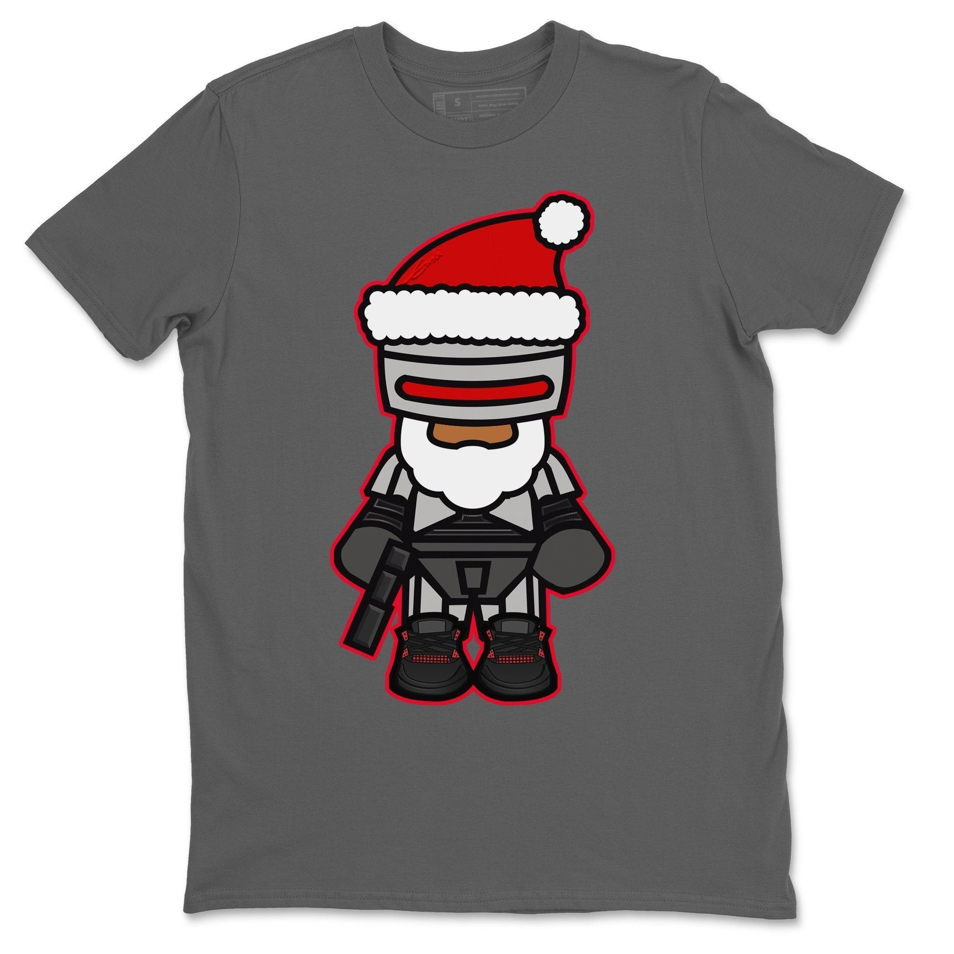 Jordan 4 Red Thunder Sneaker Match Tees Robosanta Sneaker Tees Jordan 4 Red Thunder Sneaker Release Tees Unisex Shirts