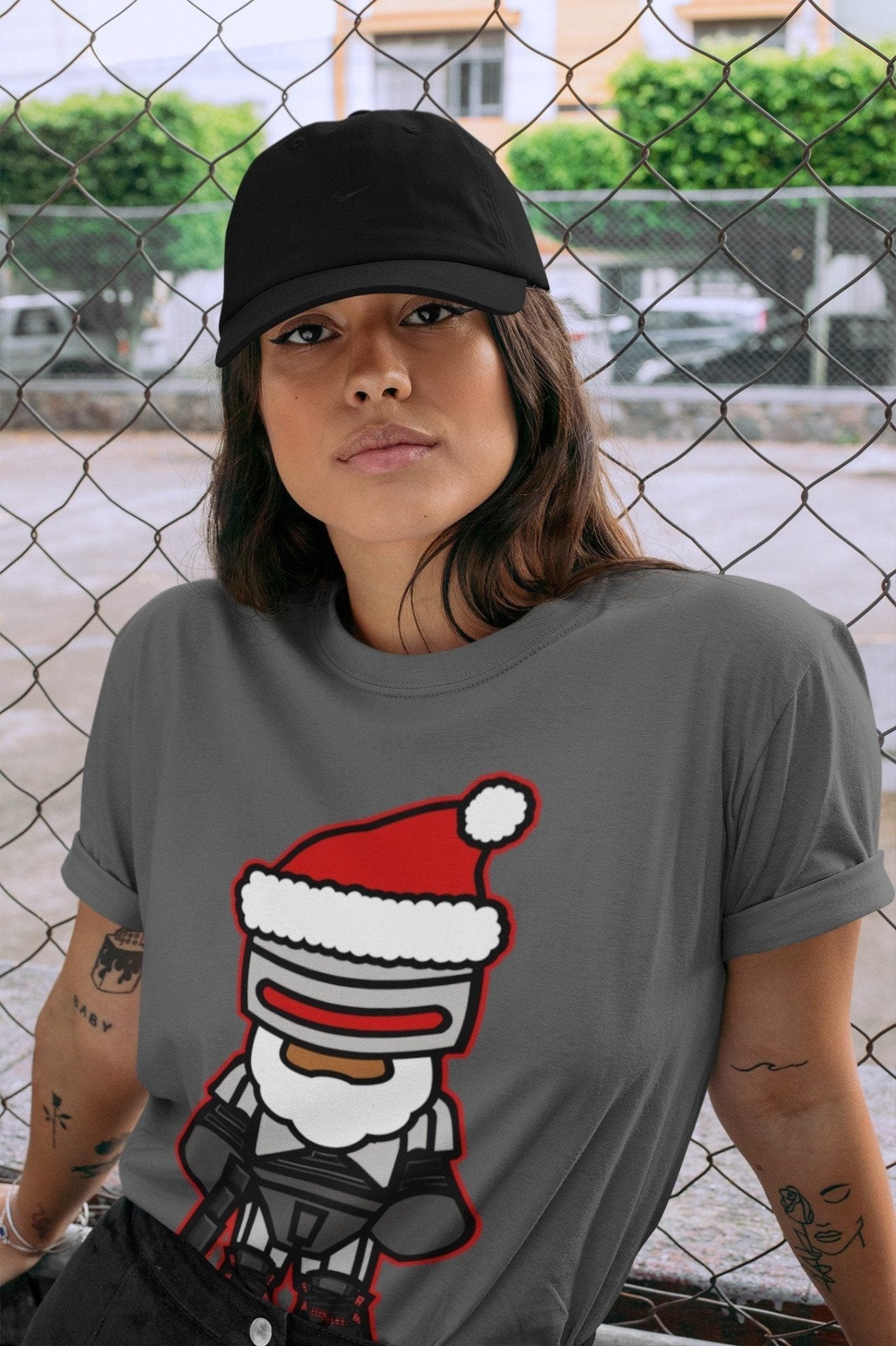 Jordan 4 Red Thunder Sneaker Match Tees Robosanta Sneaker Tees Jordan 4 Red Thunder Sneaker Release Tees Unisex Shirts
