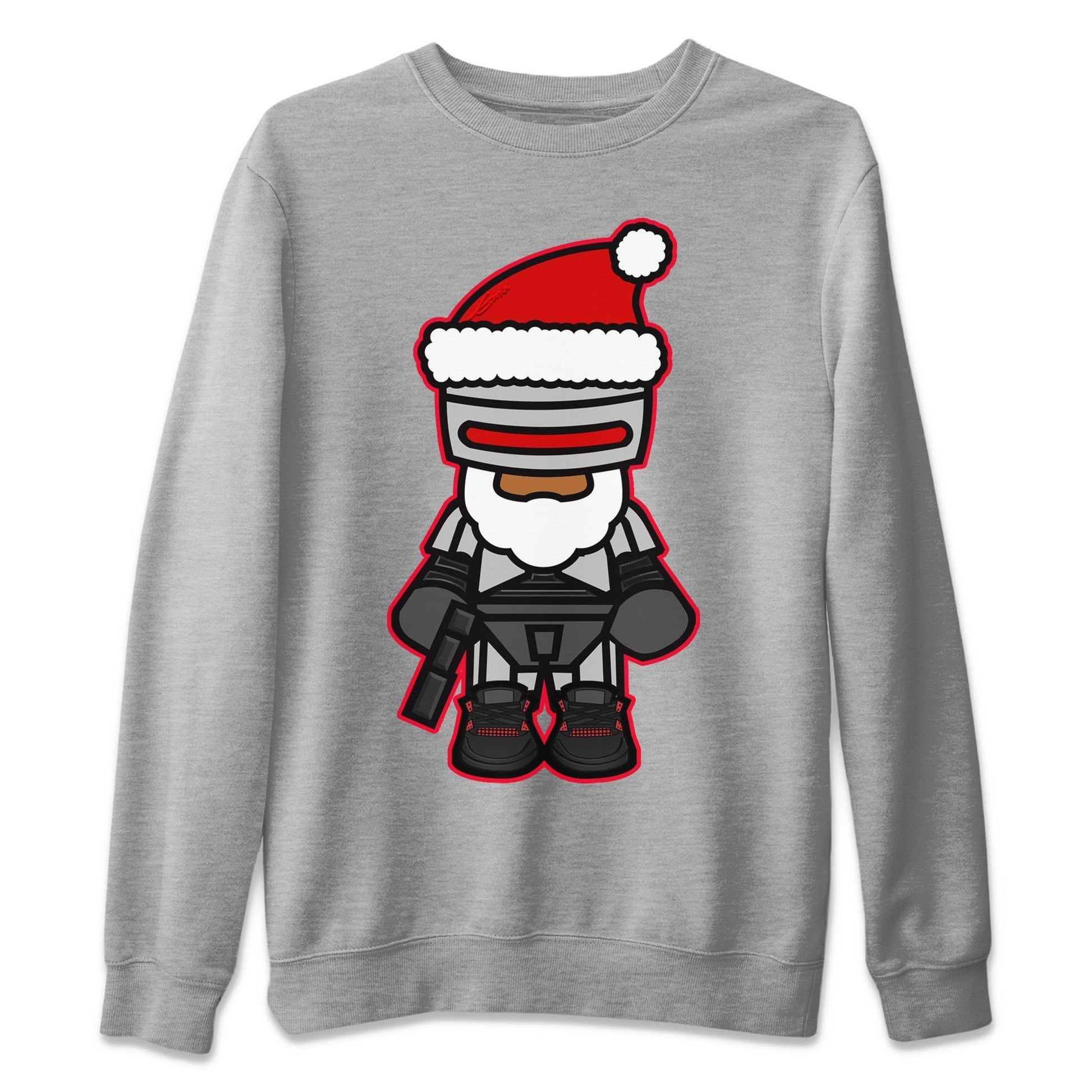 Jordan 4 Red Thunder Sneaker Match Tees Robosanta Sneaker Tees Jordan 4 Red Thunder Sneaker Release Tees Unisex Shirts
