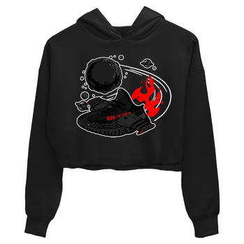 Adidas Yeezy Boost 350 Bred shirt to match sneakers Rocket Boost sneaker tees Yeezy 350 Bred SNRT Sneaker Release Tees Black 2 Crop T-Shirt