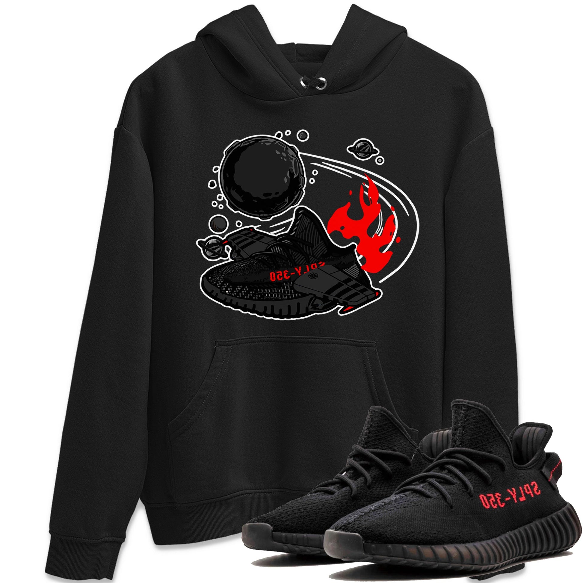 Adidas Yeezy Boost 350 Bred shirt to match sneakers Rocket Boost sneaker tees Yeezy 350 Bred SNRT Sneaker Release Tees Unisex Black 1 T-Shirt