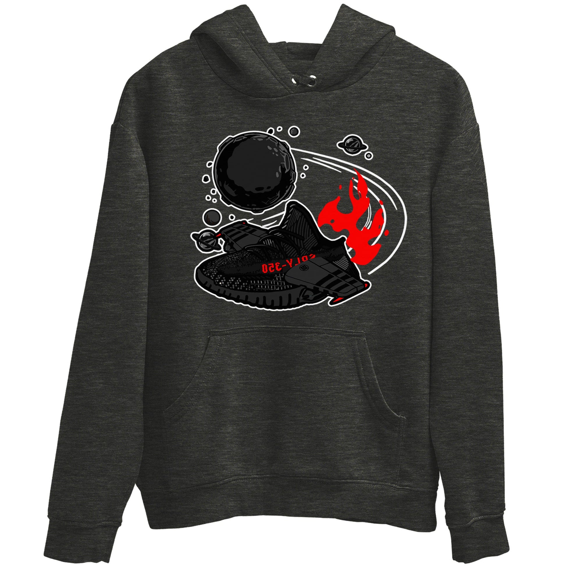 Adidas Yeezy Boost 350 Bred shirt to match sneakers Rocket Boost sneaker tees Yeezy 350 Bred SNRT Sneaker Release Tees Unisex Charcoal Heather 2 T-Shirt