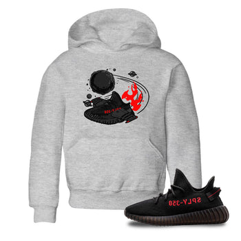Adidas Yeezy Boost 350 Bred shirt to match sneakers Rocket Boost sneaker tees Yeezy 350 Bred SNRT Sneaker Release Tees Baby Toddler Heather Grey 1 T-Shirt