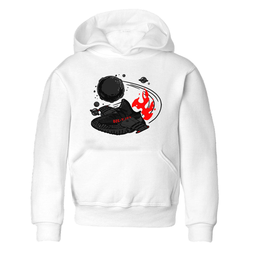 Adidas Yeezy Boost 350 Bred shirt to match sneakers Rocket Boost sneaker tees Yeezy 350 Bred SNRT Sneaker Release Tees Baby Toddler White 2 T-Shirt