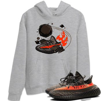 Yeezy 350 Carbon Beluga shirt to match sneakers Rocket Boost sneaker tees Yeezy Boost 350 V2 Carbon Beluga SNRT Sneaker Release Tees Unisex Heather Grey 1 T-Shirt