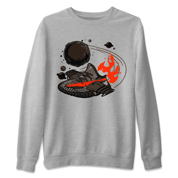 Yeezy 350 Carbon Beluga shirt to match sneakers Rocket Boost sneaker tees Yeezy Boost 350 V2 Carbon Beluga SNRT Sneaker Release Tees Unisex Heather Grey 2 T-Shirt
