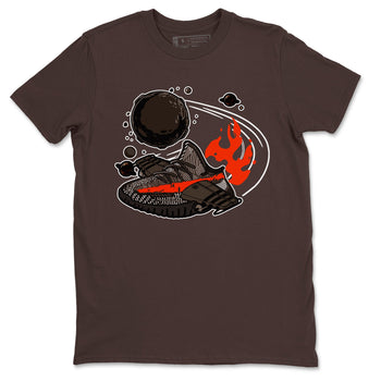 Yeezy 350 Carbon Beluga shirt to match sneakers Rocket Boost sneaker tees Yeezy Boost 350 V2 Carbon Beluga SNRT Sneaker Release Tees Unisex Dark Chocolate 2 T-Shirt