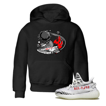 Yeezy 350 Zebra shirt to match Yeezys Rocket Boost sneaker tees Yeezy Boost 350 V2 Zebra SNRT Sneaker Release Tees Baby Toddler Black 1 T-Shirt
