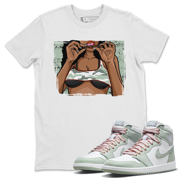 Jordan 1 Seafoam Sneaker Match Tees Roll Up Sneaker Tees Jordan 1 Seafoam Sneaker Release Tees Unisex Shirts
