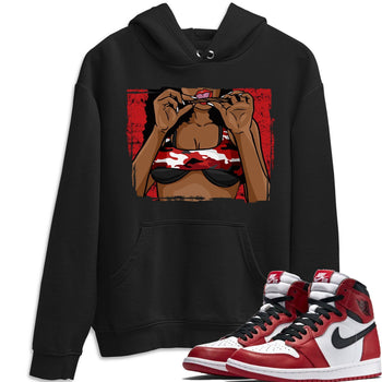Jordan 1 Varsity Red Chicago Sneaker Match Tees Roll Up Sneaker Tees Jordan 1 Varsity Red Chicago Sneaker Release Tees Unisex Shirts